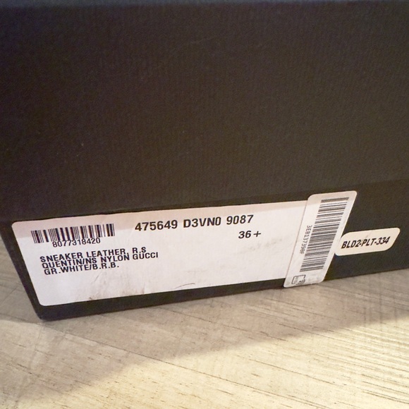 GUCCI Quentin Peggy Platform Sneakers 6.5/ 36.5 - Picture 13 of 14